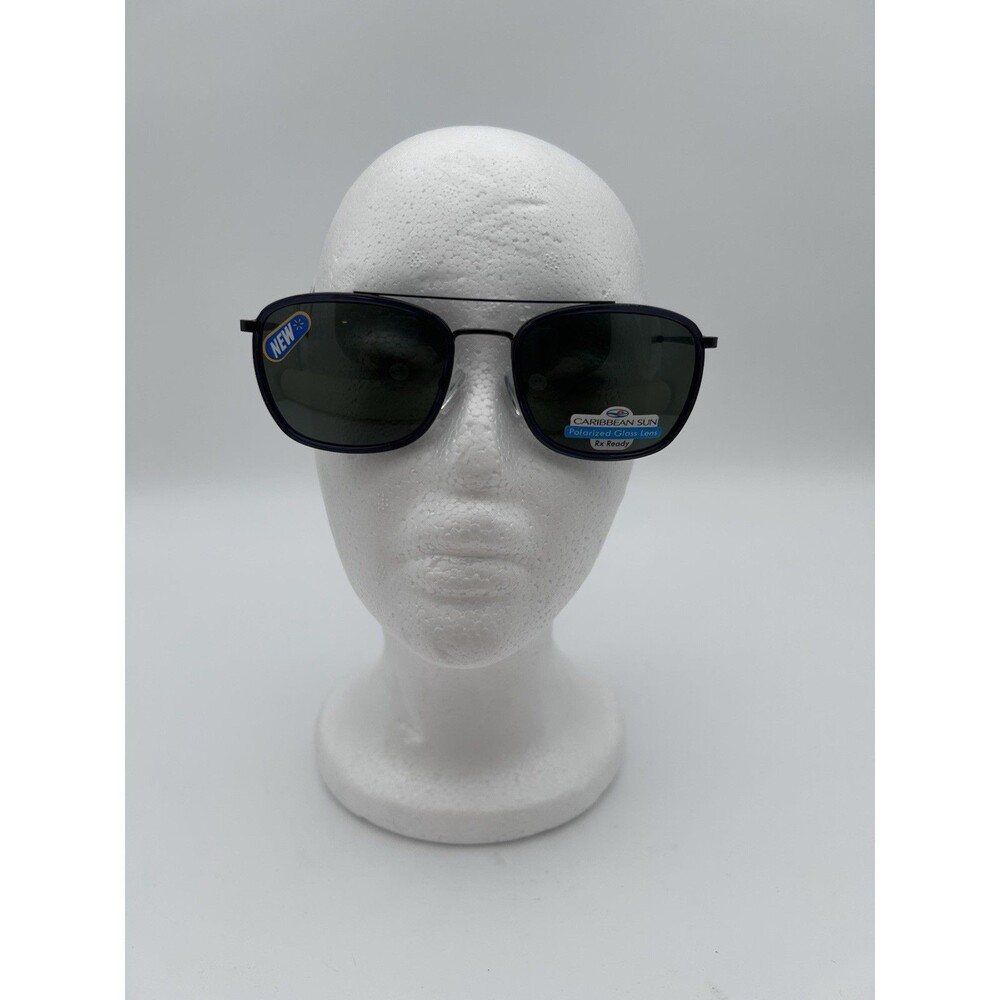Caribbean Sun Sunglasses Quentin Gunmetal Polarized Rx Ready MSRP $82